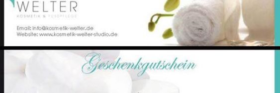 Gutschein — SCHÖNHEIT ZUM VERSCHENKEN!”